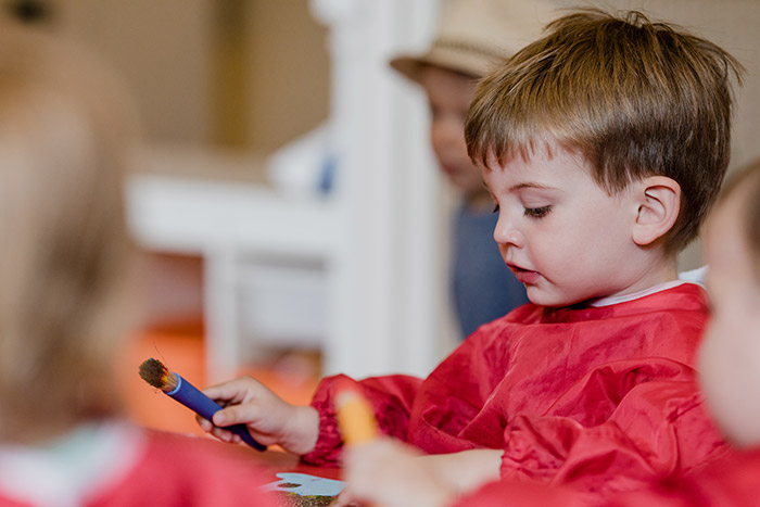 culham nursery students learn through play